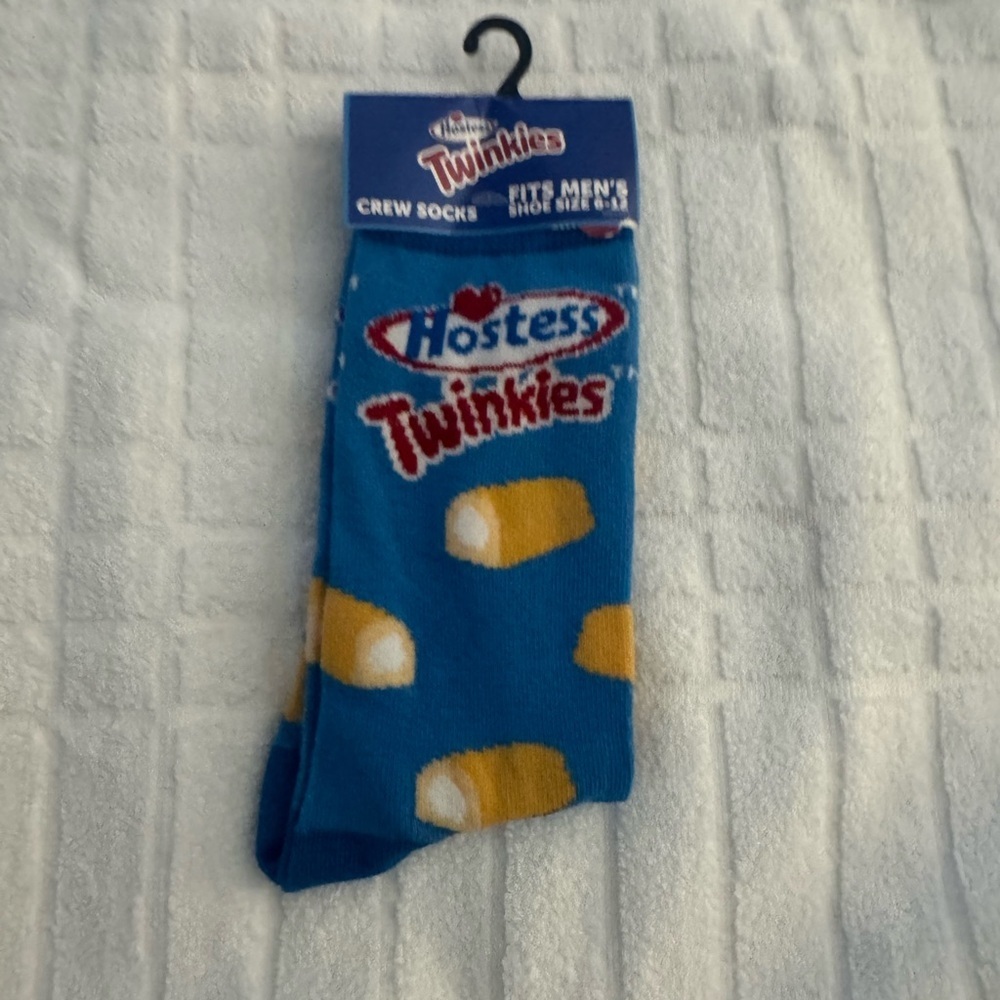 Twinkies Blue Crew Socks for Men